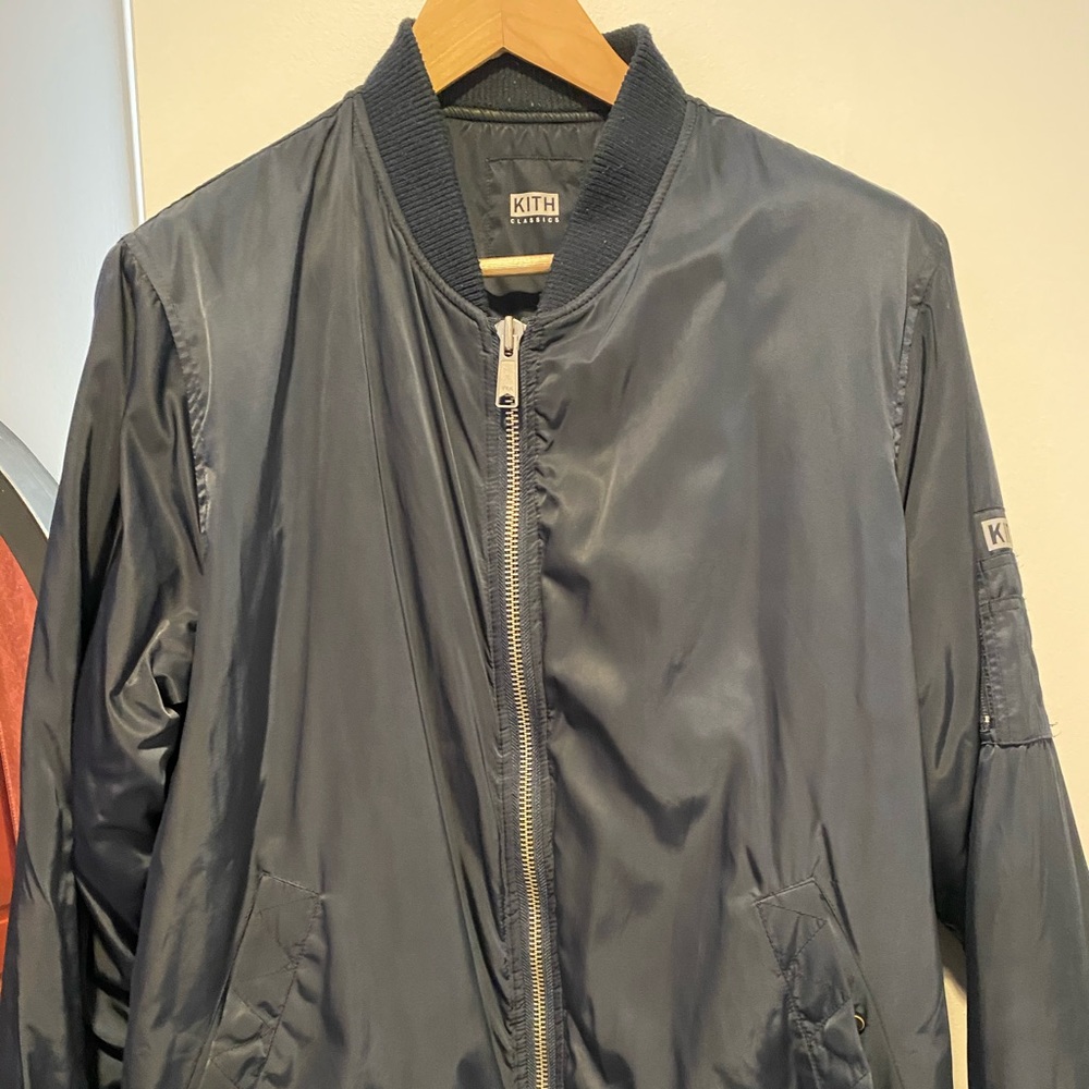KITH BOMBER - XL Navy